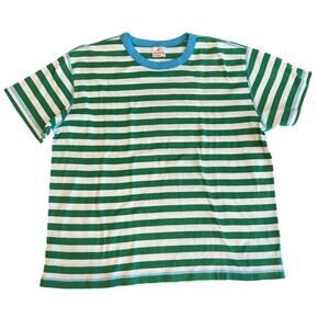 HANNA ANDERSSON Organic Cotton Striped Pajama Top Size XL Luxe Loungewear Cozy
